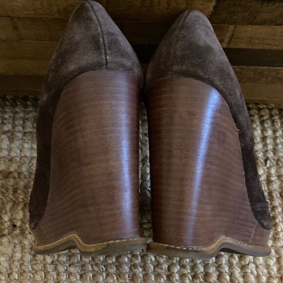 Michael Kors Brown Suede Wedge, early-mid 2000s 6.5 - Picture 6 of 8